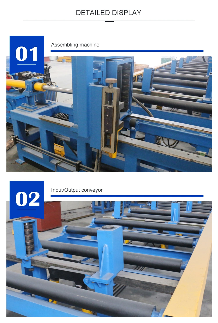 Horizontal Vertical H Beam Submerged Arc Welding Assembly Welding Steel Structure Production Line