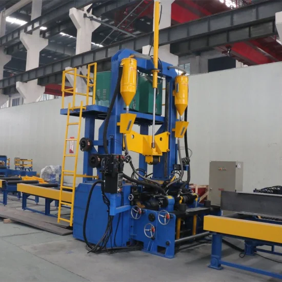 Automatische Montageschweißmaschine zum Richten von Stahlkonstruktionen mit H-Träger